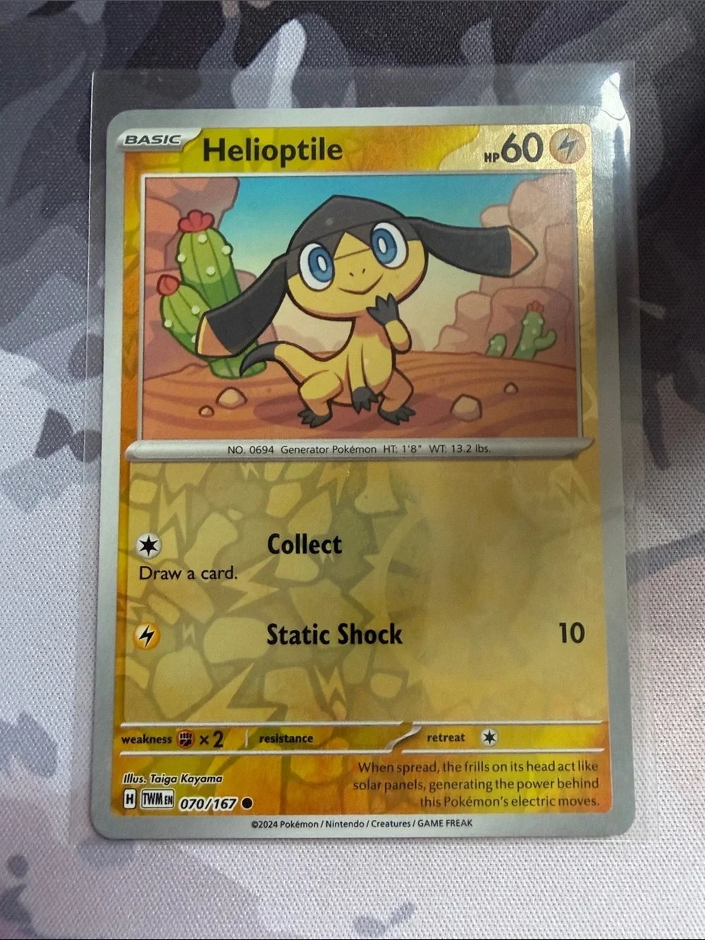 Helioptile Heliolisk Reverse Holo Evolution Pokémon Card Lot TCG ✨5/$25✨